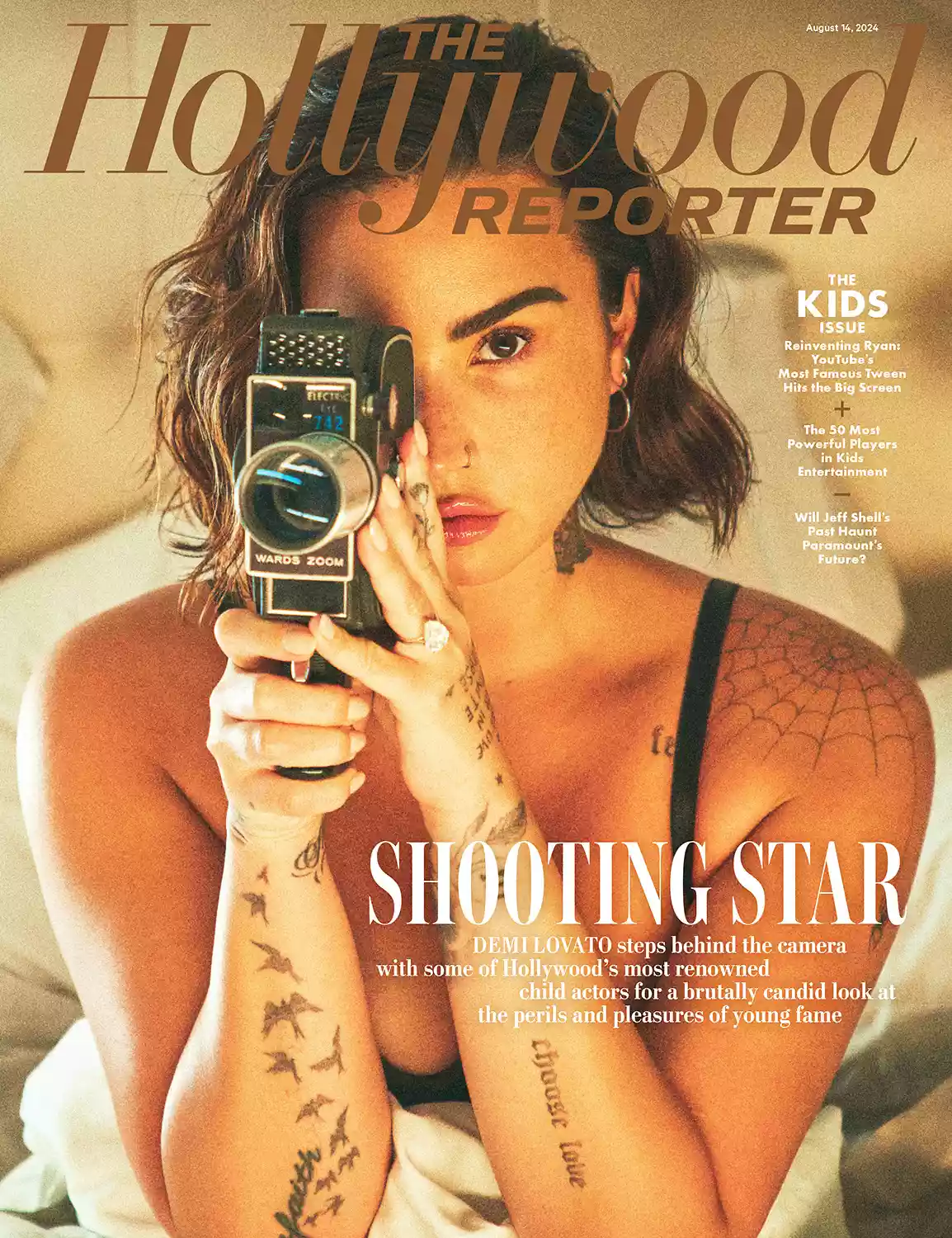 The Hollywood Reporter Cover featuring Demi Lovato